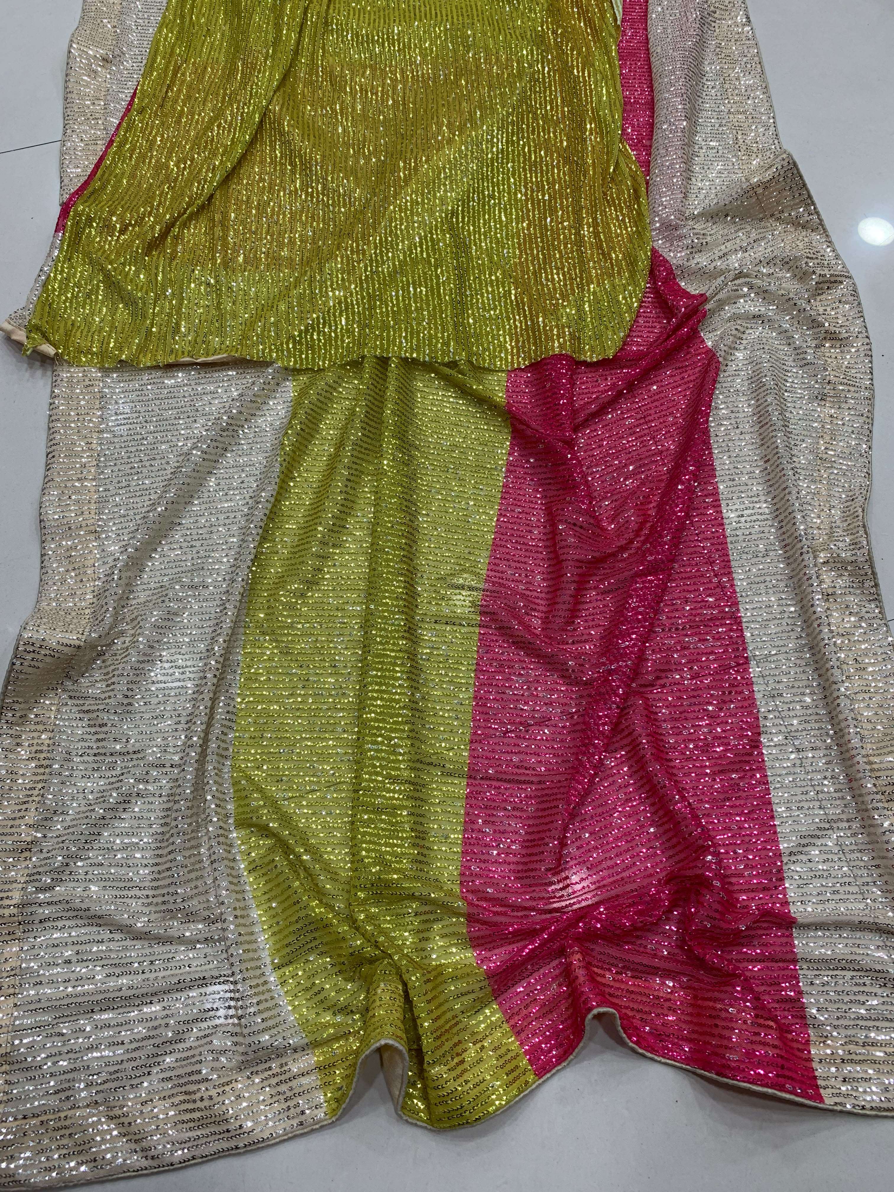  PARTY WEAR SAREE WITH BOLLYWOOD STYLE PREMIUM MULTI COLOR SAREE WHOLESALE IN SURAT